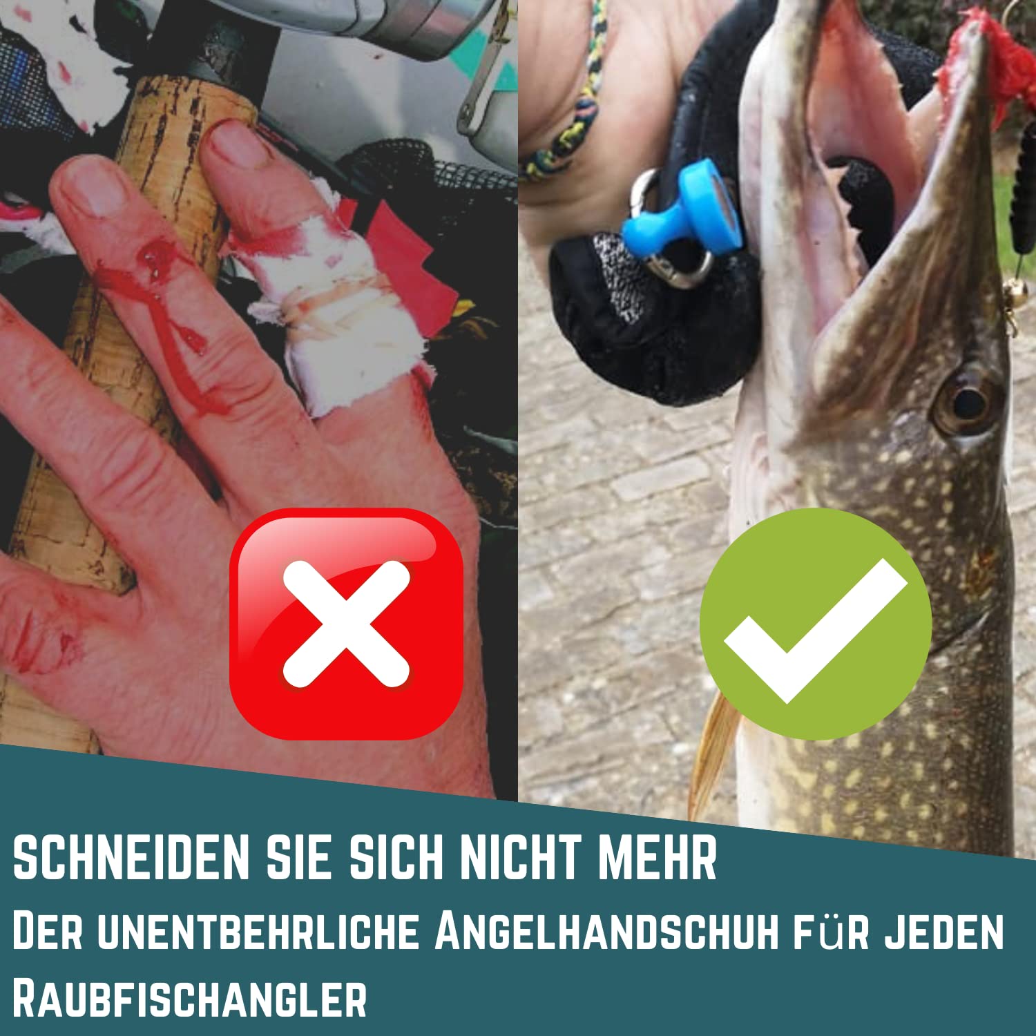Predatory Fish Glove with Magn - Fishing Gloves recensie en prijs