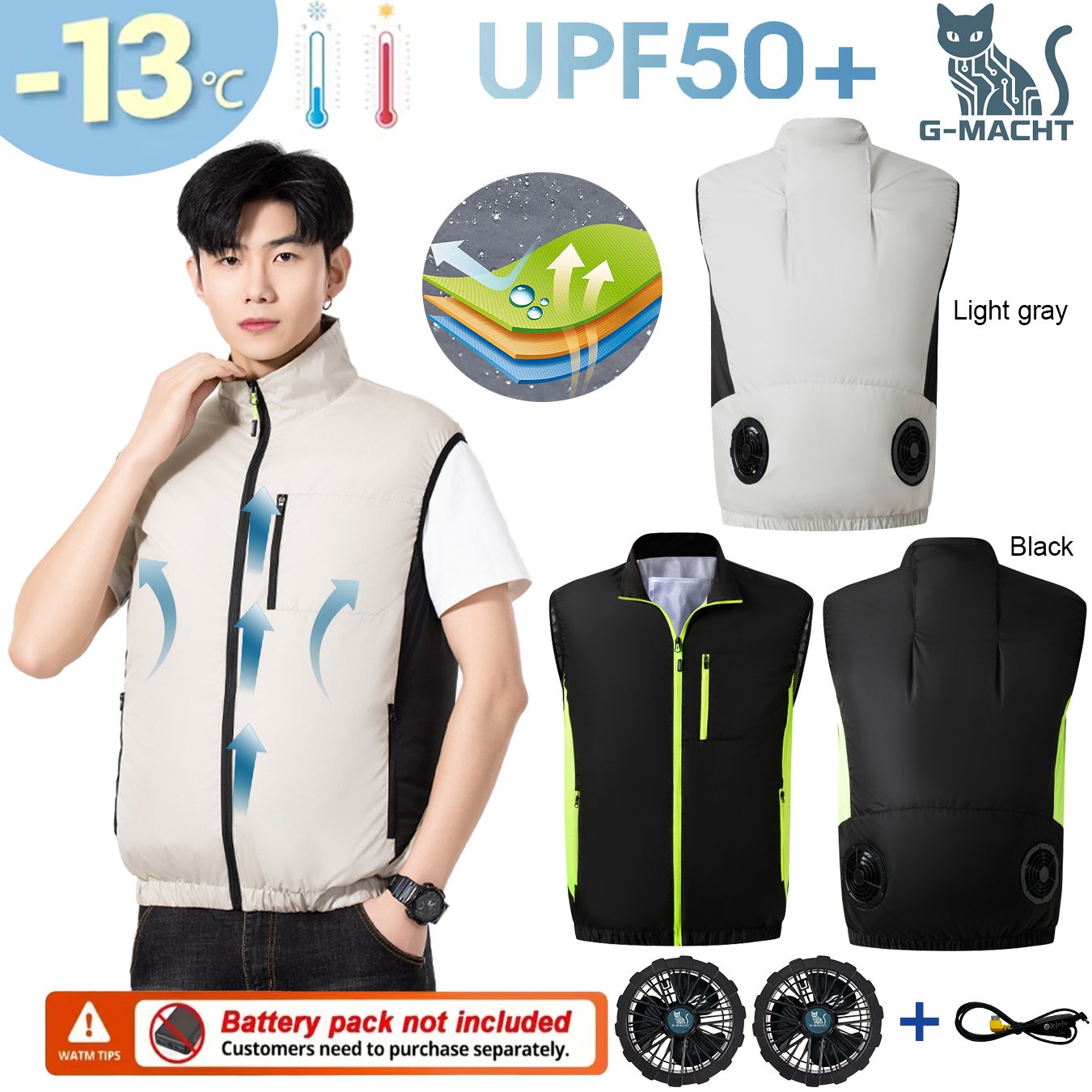 Summer Breathable Wearable Coo - Fishing Vest recensie en prijs