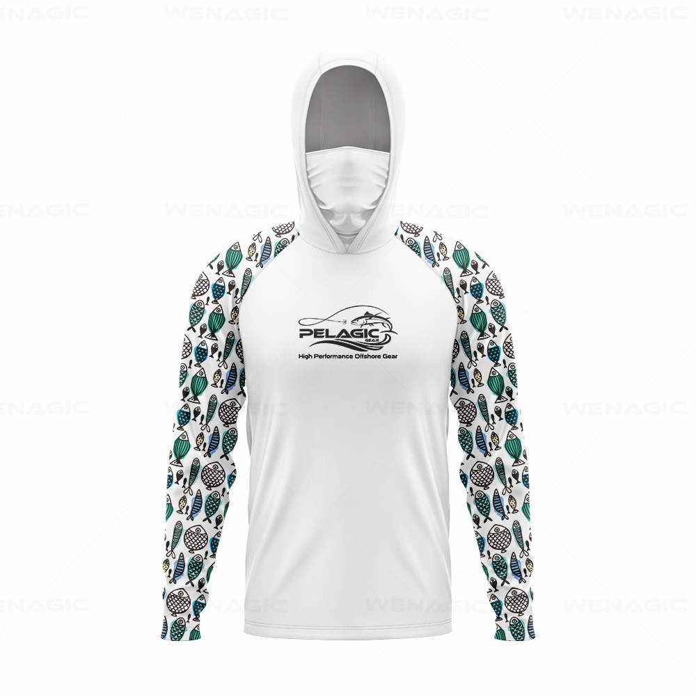 pelagic gear Men Hood Fishing  - Fishing Shirt Uv Protection recensie en prijs