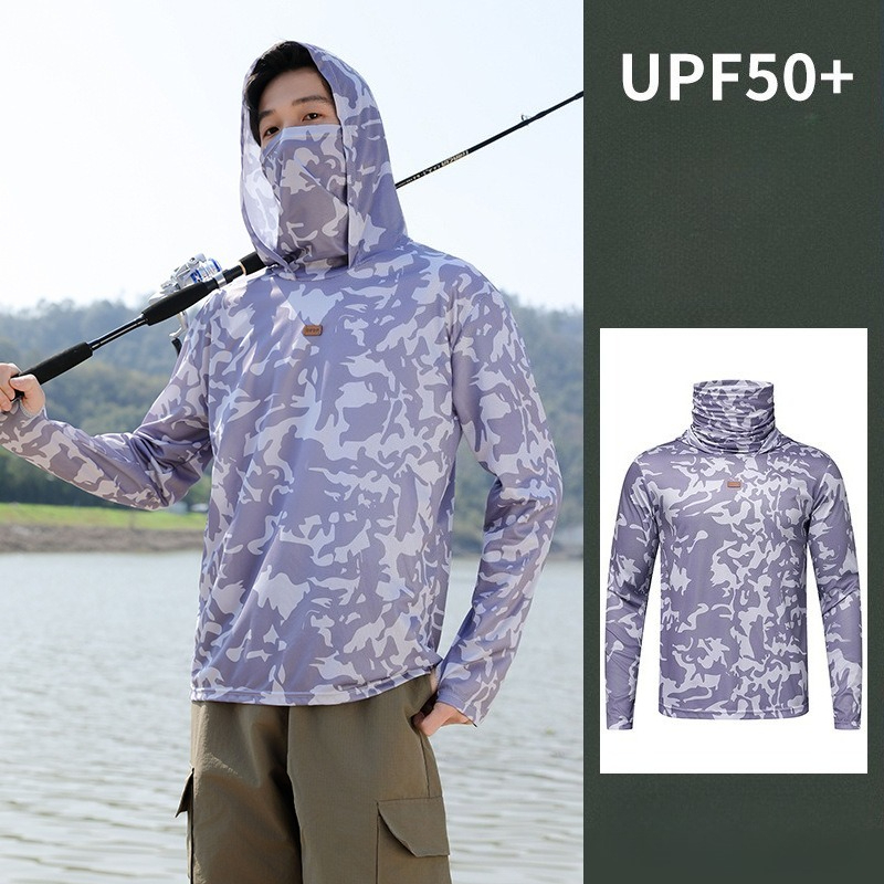 Fishing Shirt Hooded Men Sunsc - Fishing Shirt Uv Protection recensie en prijs
