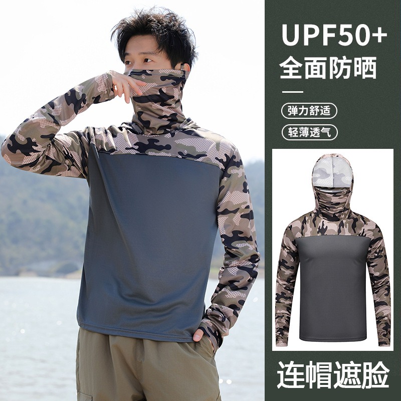 Fishing Shirt Hooded Men Sunsc - Fishing Shirt Uv Protection recensie en prijs