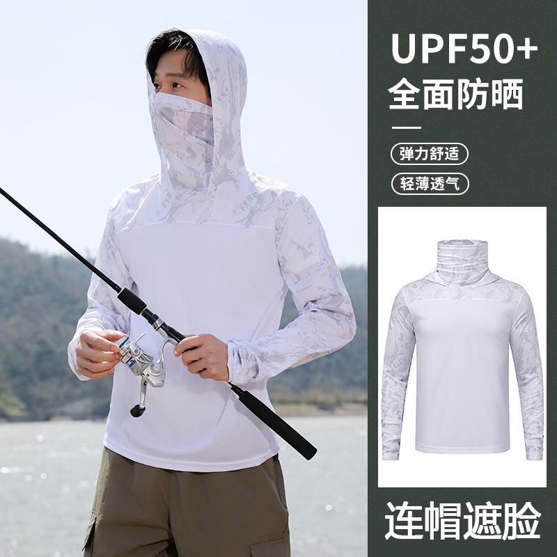 Fishing Shirt Hooded Men Sunsc - Fishing Shirt Uv Protection recensie en prijs