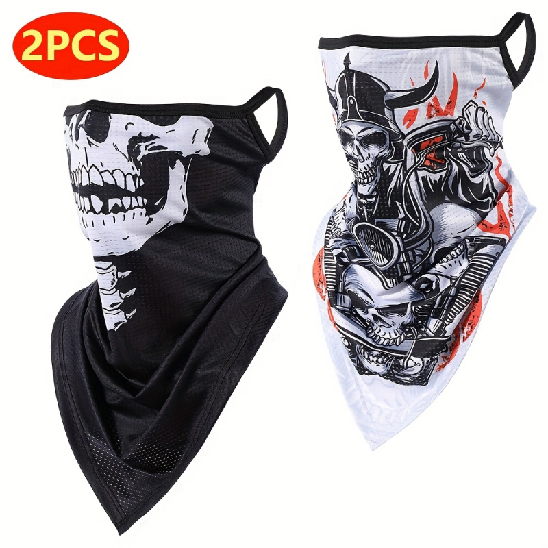 2-Pack, Men's Gothic Mask and  - Fishing Mask Sun Protection recensie en prijs