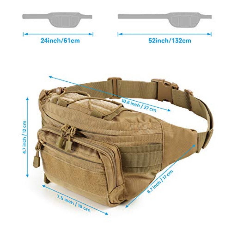 Tactical Fanny Pack, Military  - Fishing Belt recensie en prijs