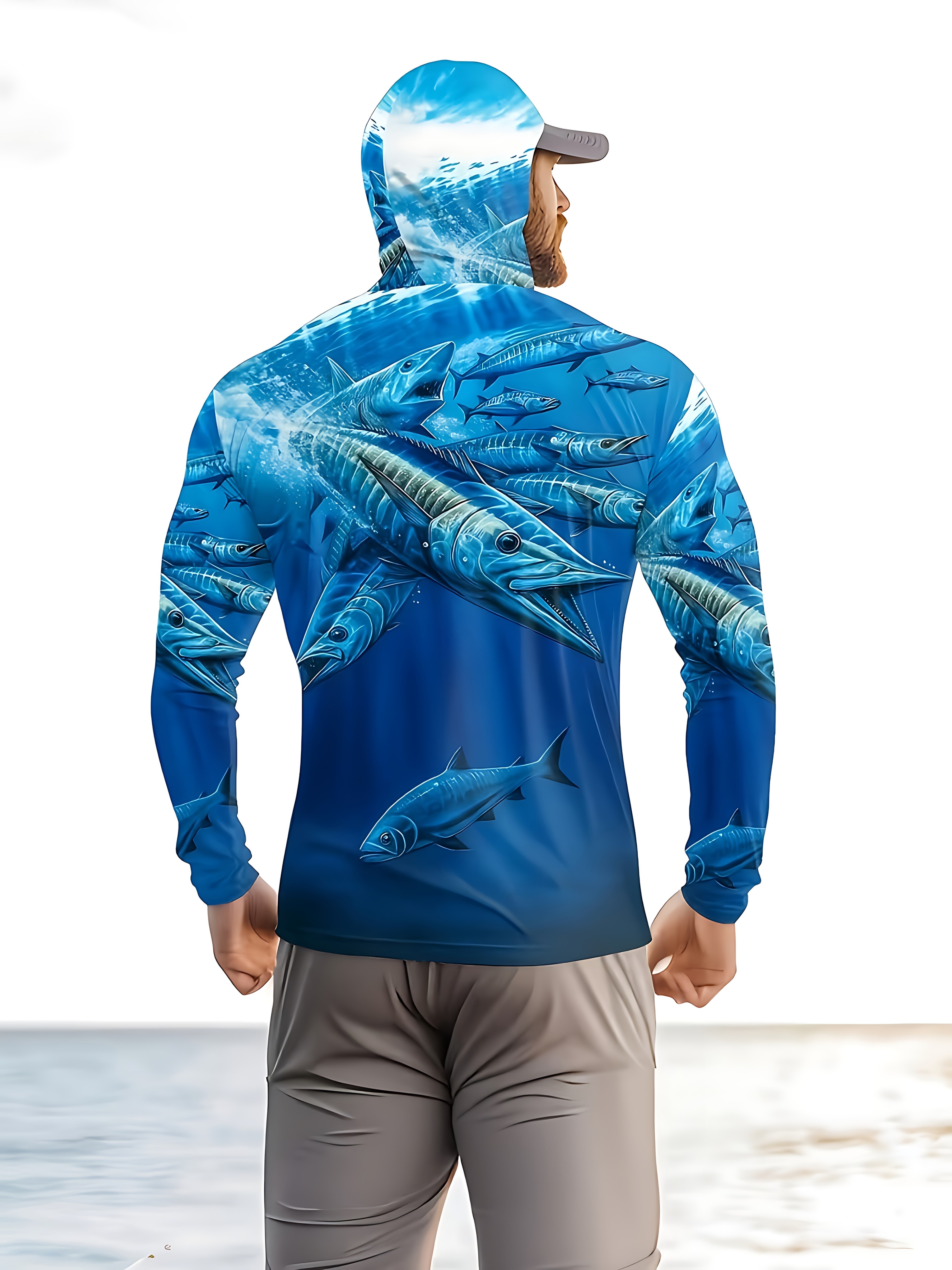 Fishing Shirt Hooded Men Fishi - Fishing Shirt Uv Protection recensie en prijs