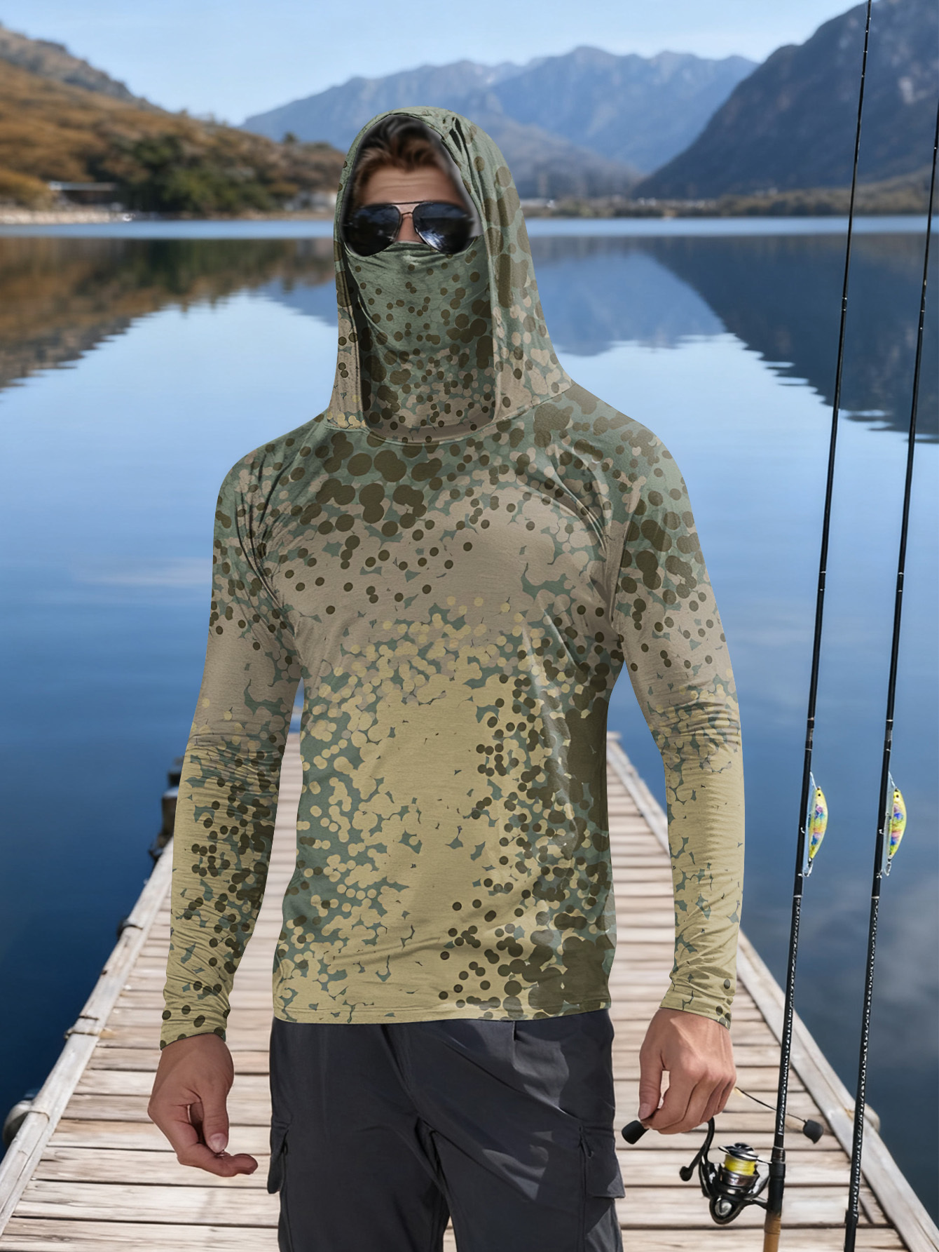 Men's Fishing Hooded Long-Slee - Fishing Shirt Uv Protection recensie en prijs