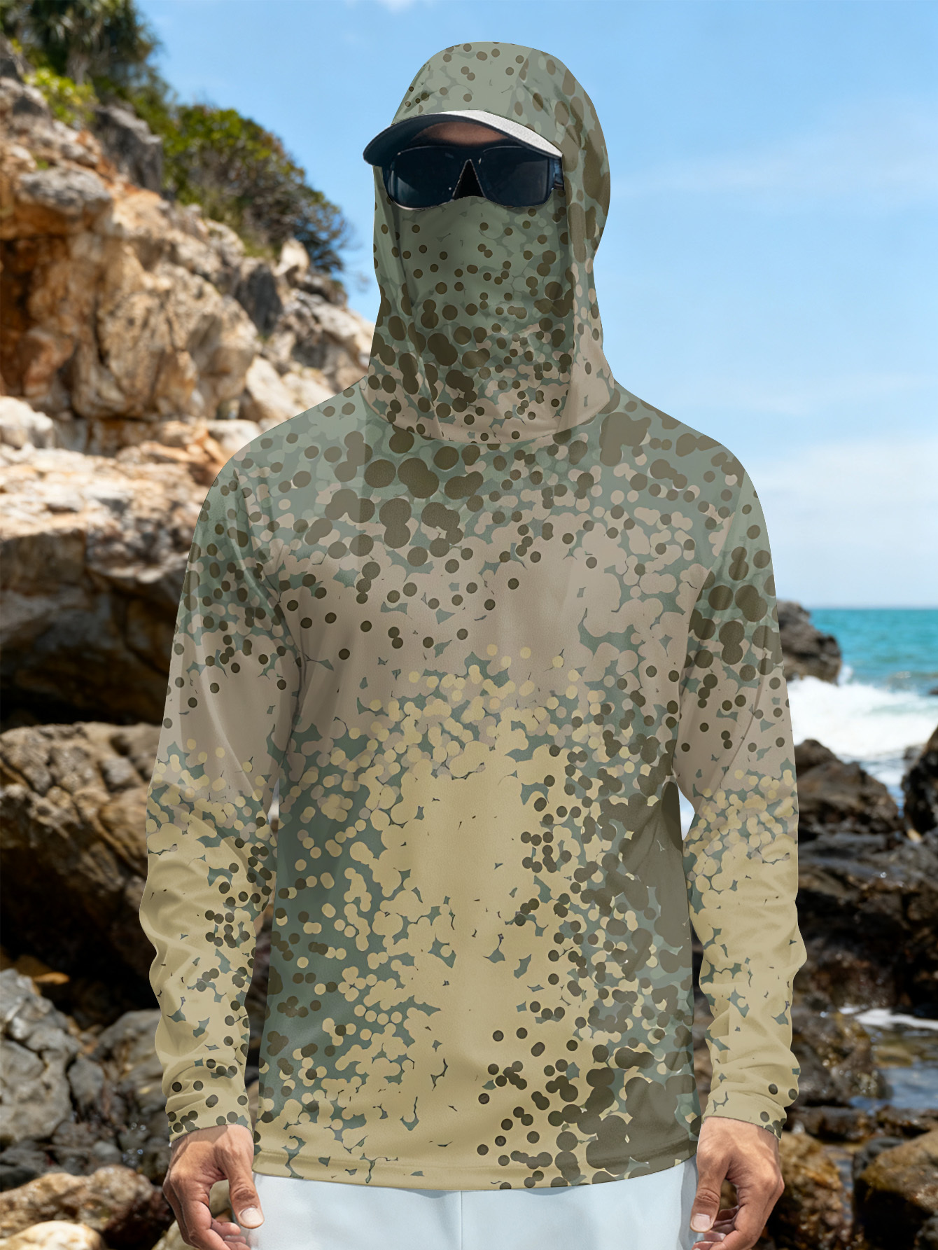 Men's Fishing Hooded Long-Slee - Fishing Shirt Uv Protection recensie en prijs