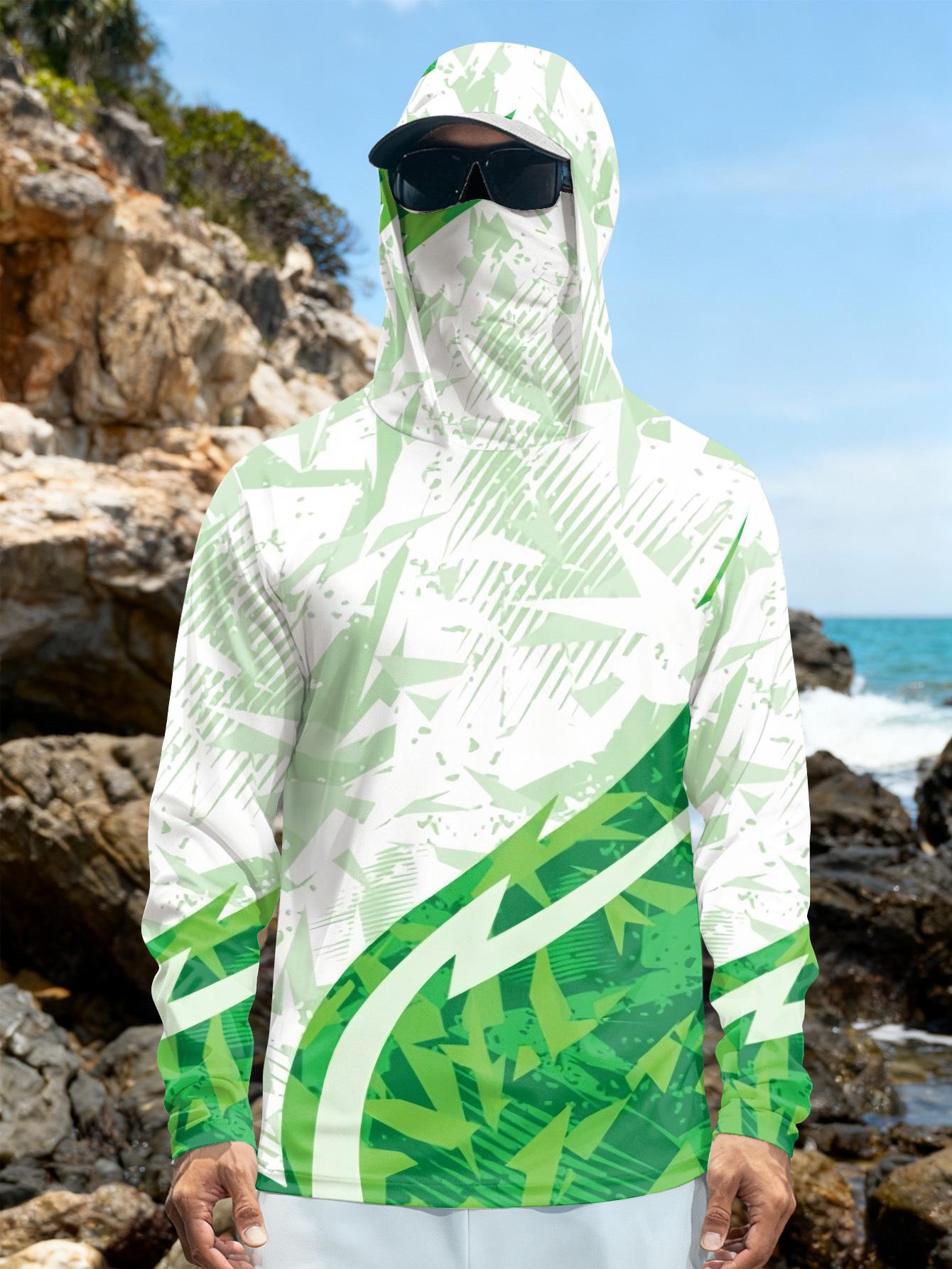 Men's Fishing Hooded Long-Slee - Fishing Shirt Uv Protection recensie en prijs
