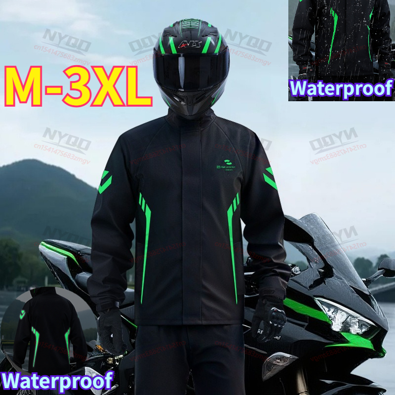 Motorcycle Waterproof Rain Sui - Fishing Rain Suit recensie en prijs