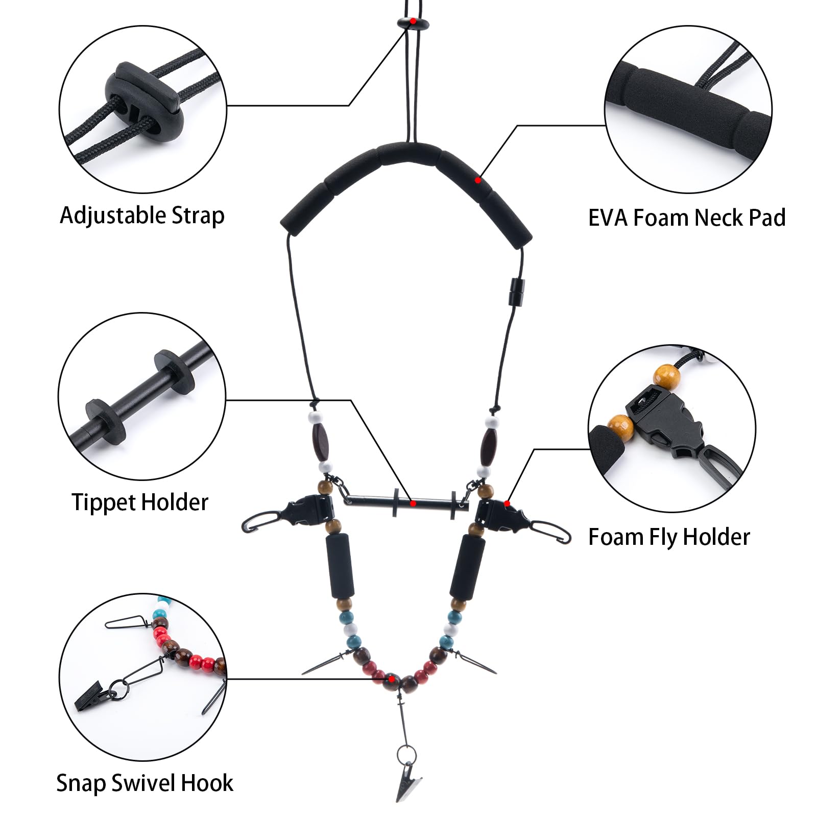 Goture Fly Fishing Lanyard Lig - Fishing Belt recensie en prijs