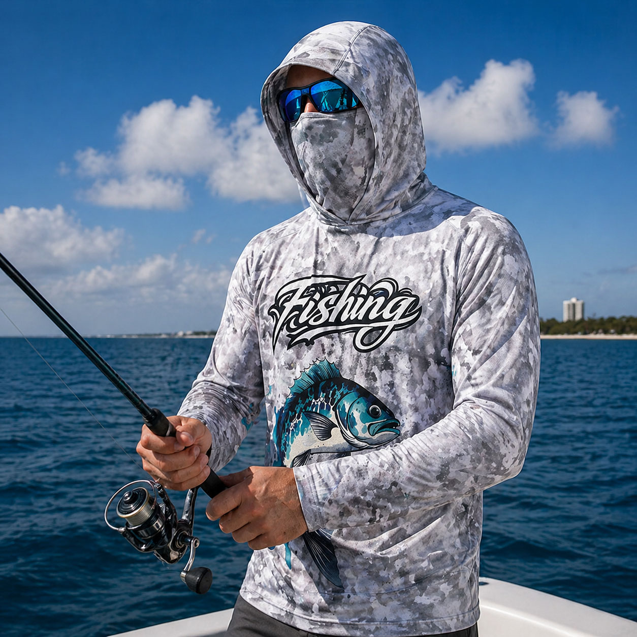 Fishing Shirt Hooded Men Fishi - Fishing Hoodie recensie en prijs