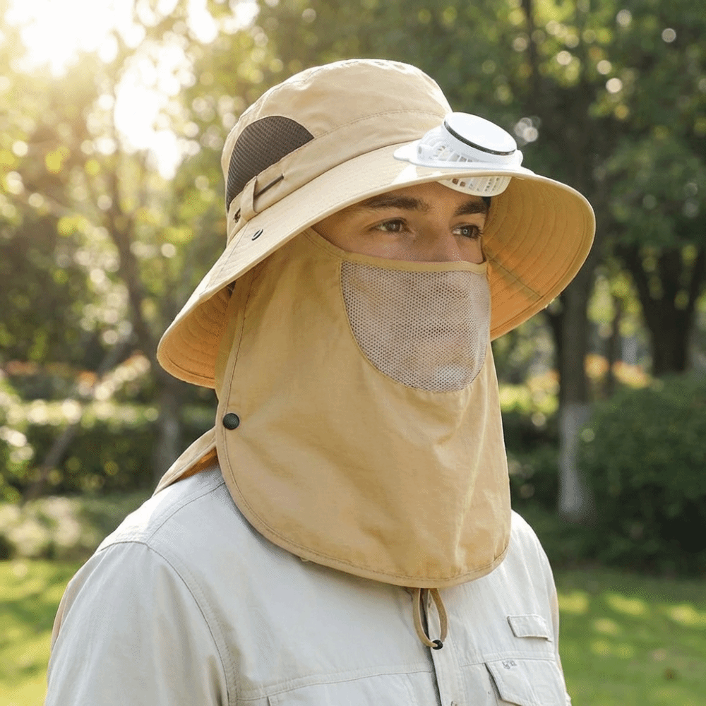Portable Solar Rechargeable Fa - Fishing Hat recensie en prijs