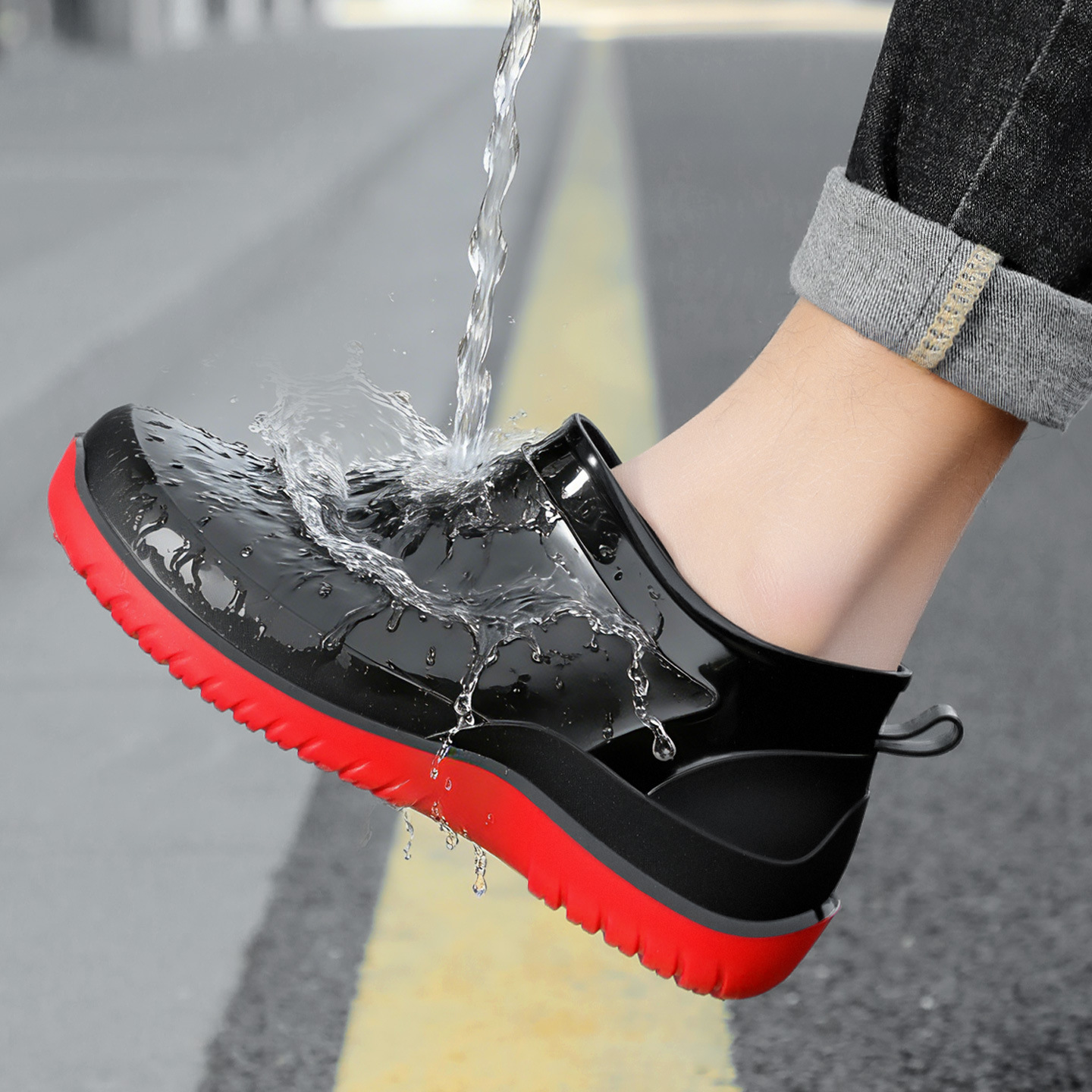 Rain boots Men's Waterproof Sh - Fishing Boots recensie en prijs