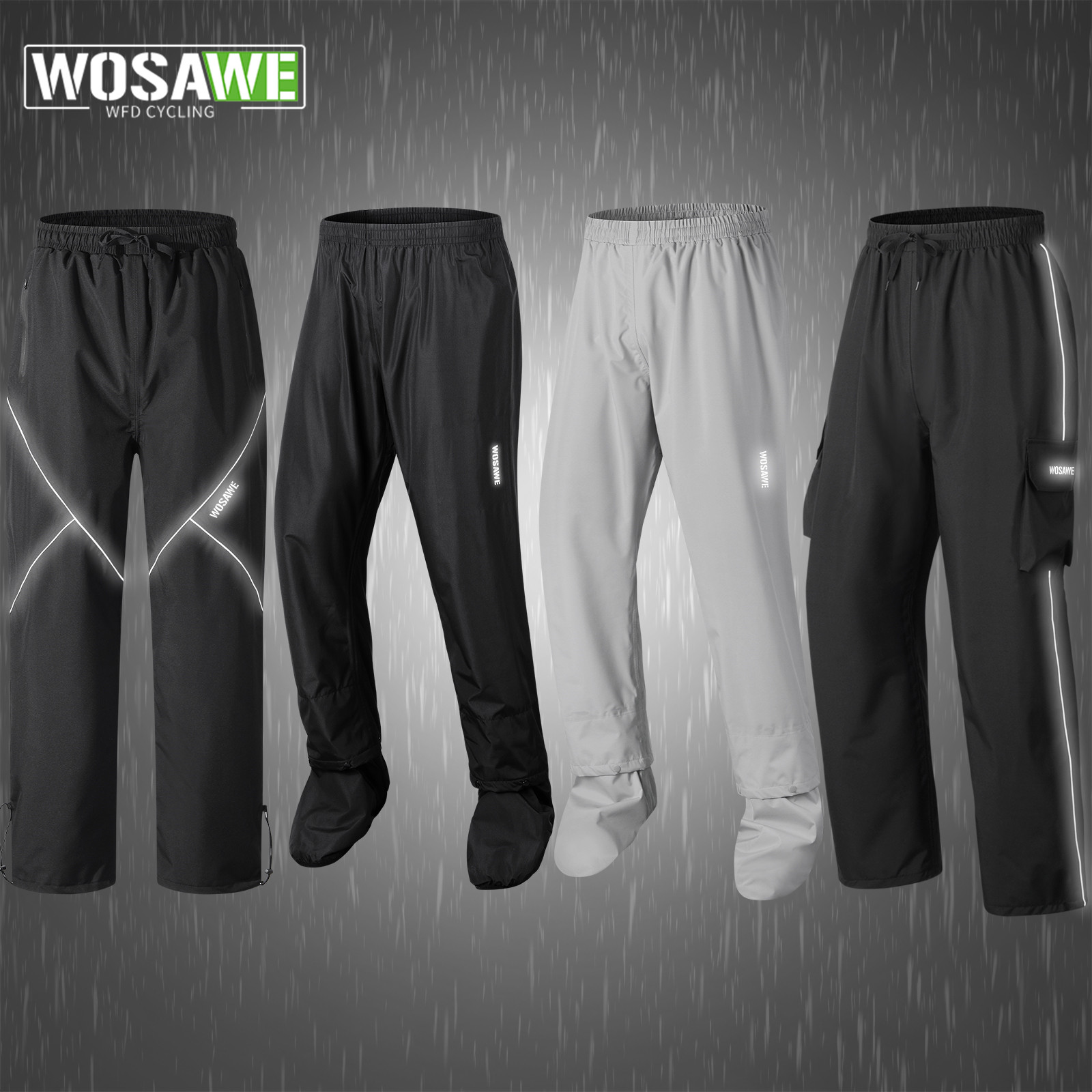 WOSAWE Cycling Rain Pants Wate - Fishing Rain Suit recensie en prijs